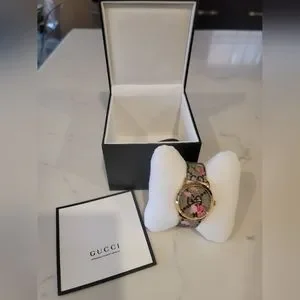 Gucci | Accessories | Ladies Gucci Gtimeless Pink Blooms  display picture 1